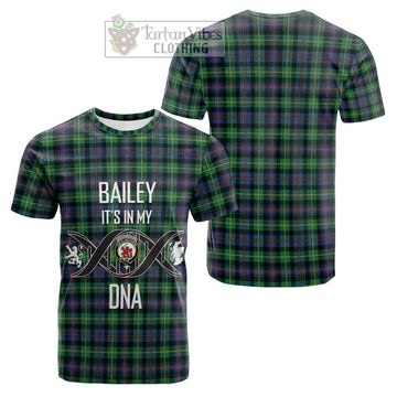 Farquharson Ancient Tartan Cotton T-shirt with Family Crest DNA In Me Style