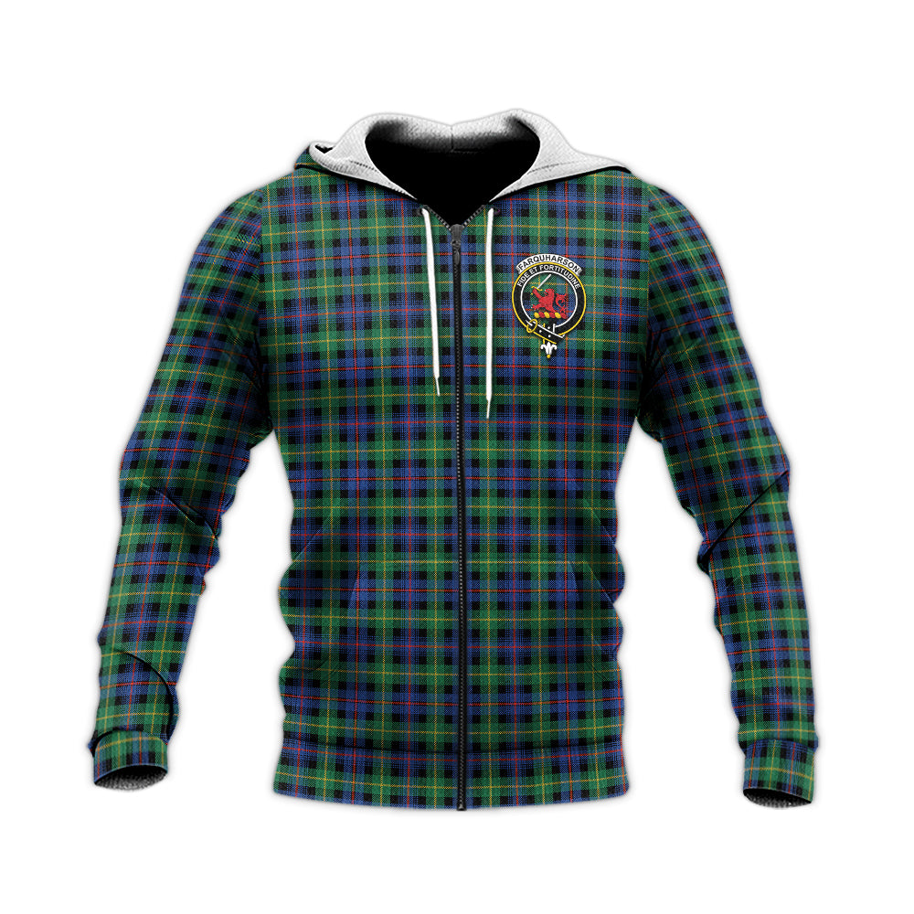 farquharson-ancient-tartan-knitted-hoodie-with-family-crest