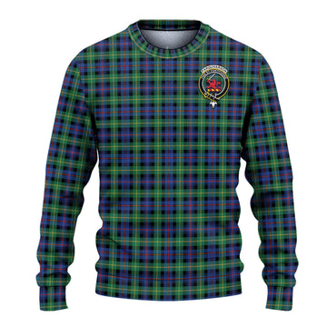 Farquharson Ancient Tartan Ugly Sweater with Family Crest