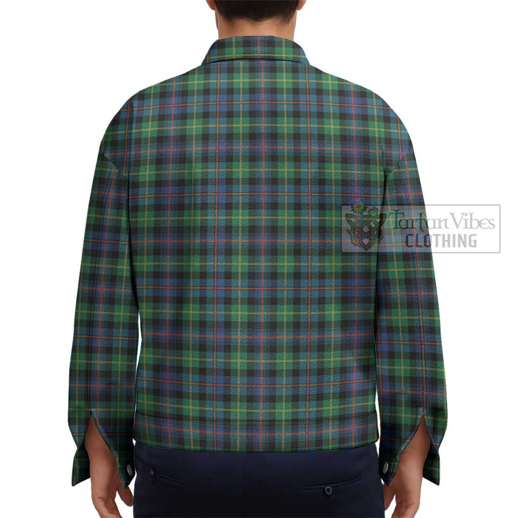 Farquharson Ancient Tartan Unisex Lapel Cotton Jacket - Tartan Vibes Clothing