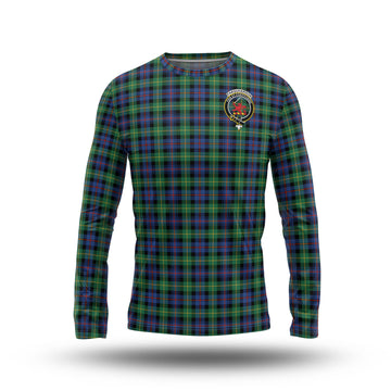 Farquharson Ancient Tartan Long Sleeve T-Shirt with Family Crest