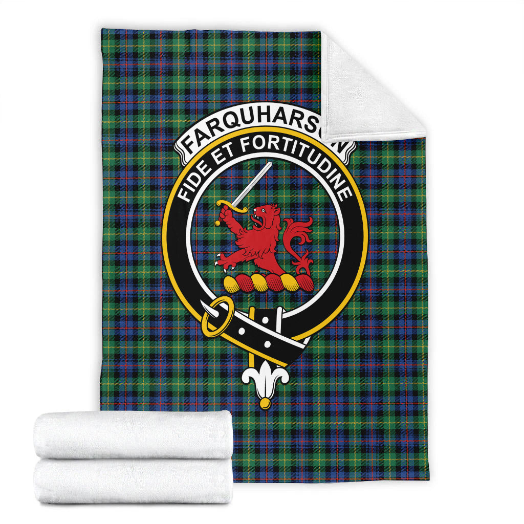 farquharson-ancient-tartab-blanket-with-family-crest