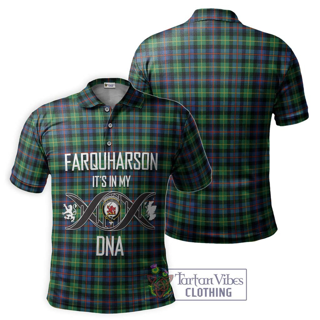 Farquharson Ancient Tartan Polo Shirt with Family Crest DNA In Me Style - Tartanvibesclothing Shop