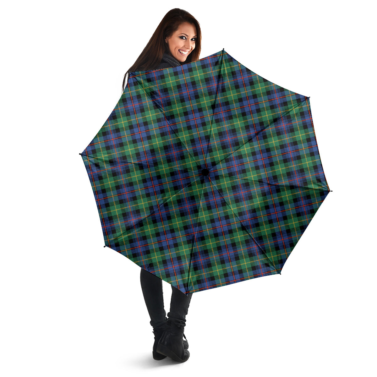 Farquharson Ancient Tartan Umbrella - Tartanvibesclothing