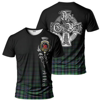 Farquharson Ancient Tartan T-Shirt Featuring Alba Gu Brath Family Crest Celtic Inspired