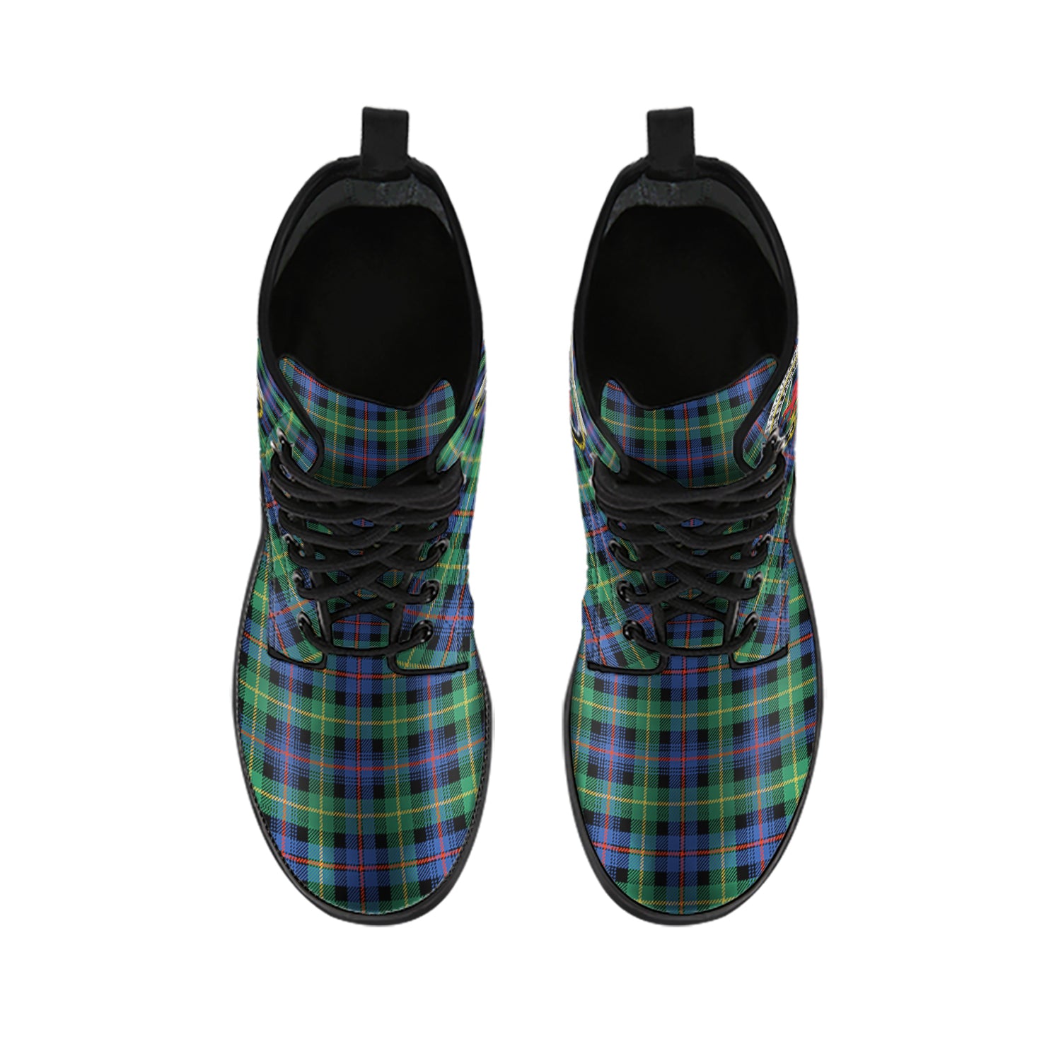 farquharson-ancient-tartan-leather-boots-with-family-crest