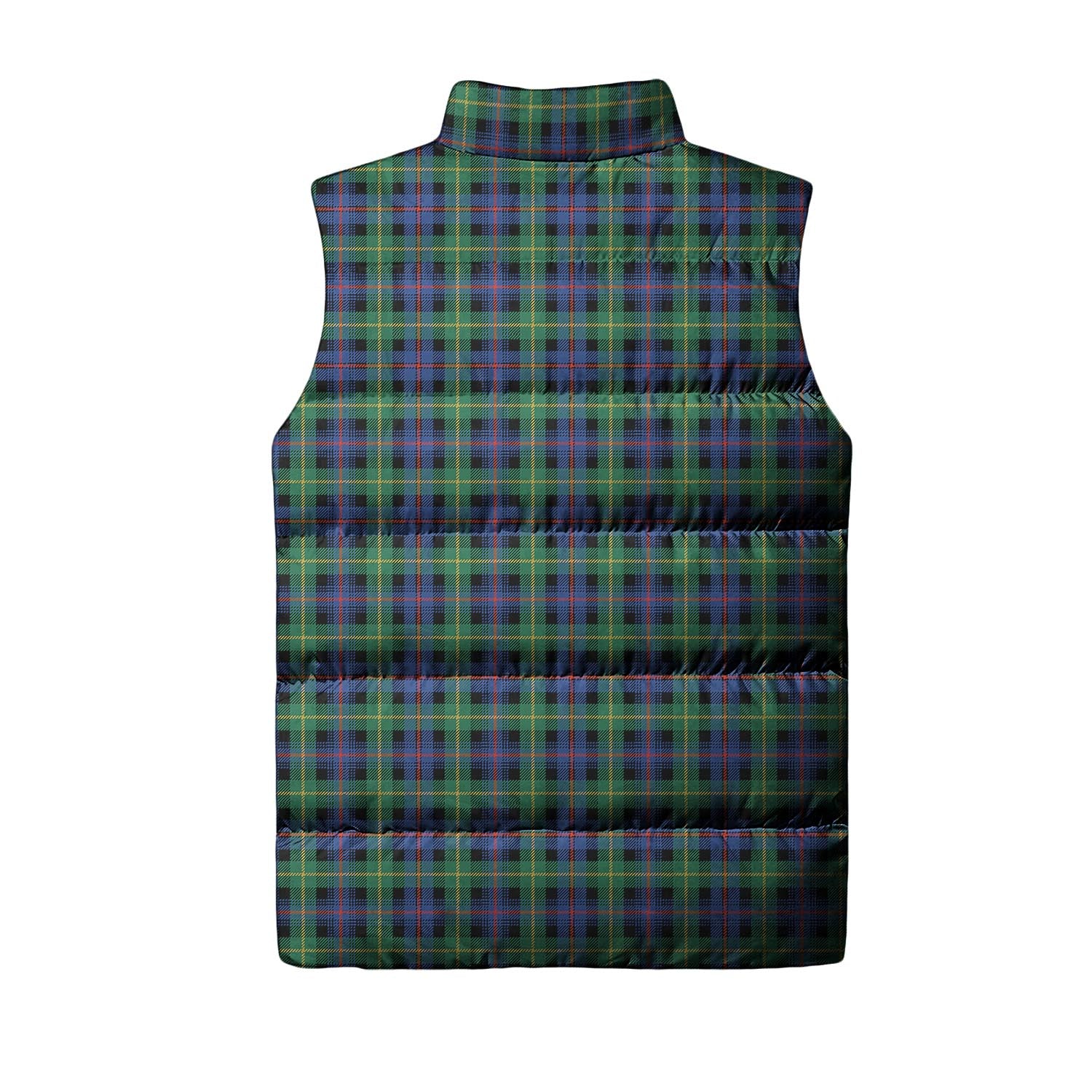 Farquharson Ancient Tartan Sleeveless Puffer Jacket with Family Crest - Tartanvibesclothing