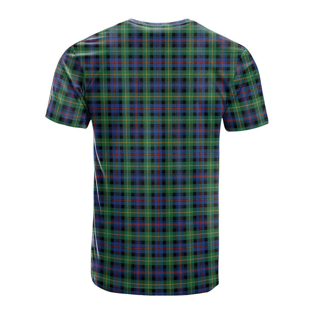 Farquharson Ancient Tartan T-Shirt with Family Crest - Tartan Vibes Clothing