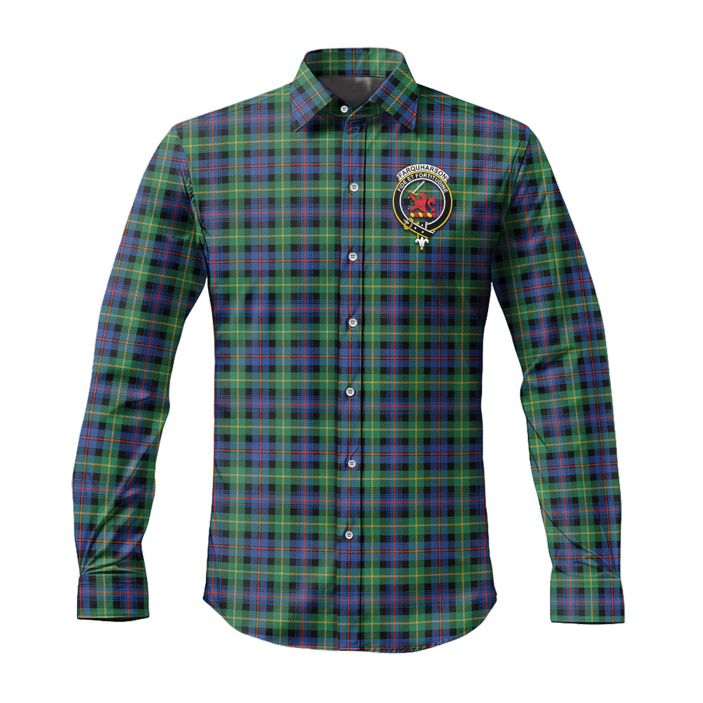 farquharson-ancient-tartan-long-sleeve-button-up-shirt-with-family-crest