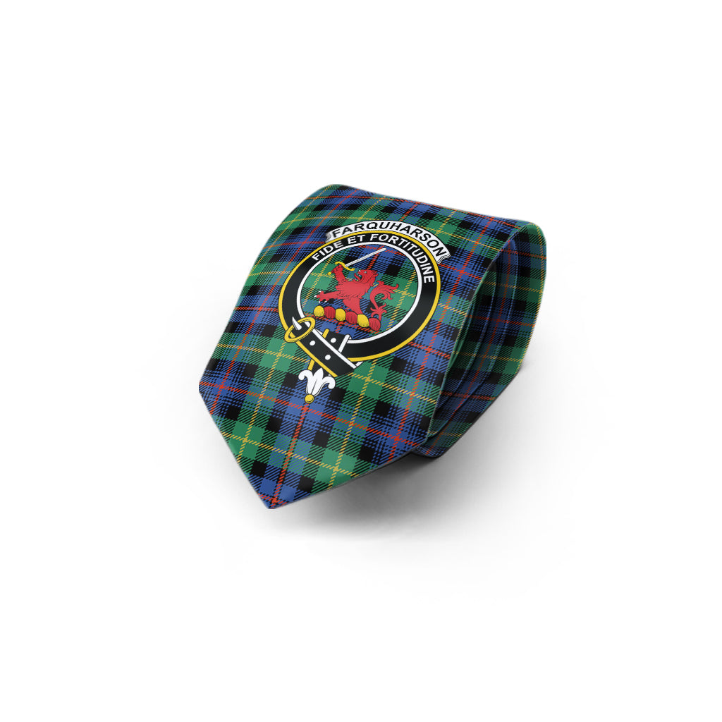 farquharson-ancient-tartan-classic-necktie-with-family-crest