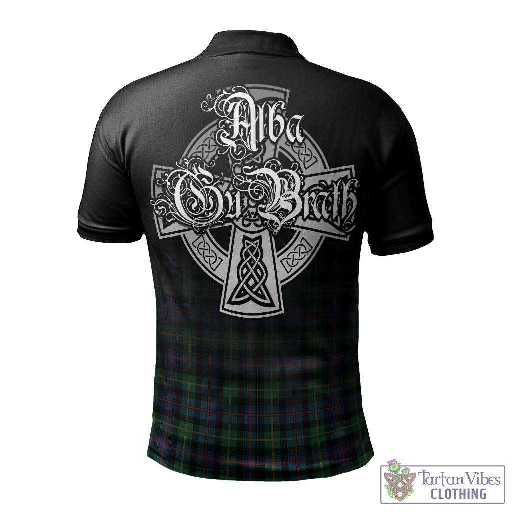 Tartan Vibes Clothing Farquharson Ancient Tartan Polo Shirt Featuring Alba Gu Brath Family Crest Celtic Inspired