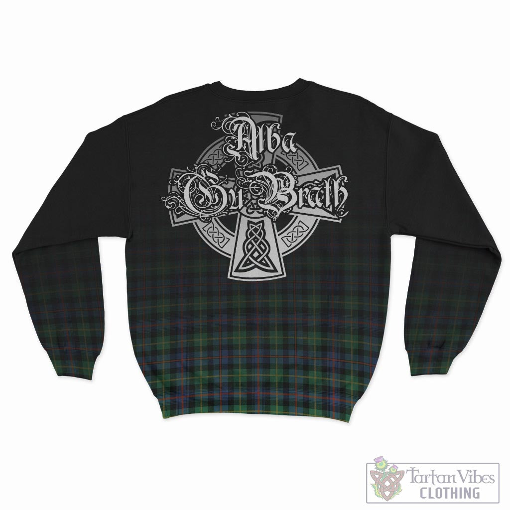 Tartan Vibes Clothing Farquharson Ancient Tartan Sweatshirt Featuring Alba Gu Brath Family Crest Celtic Inspired