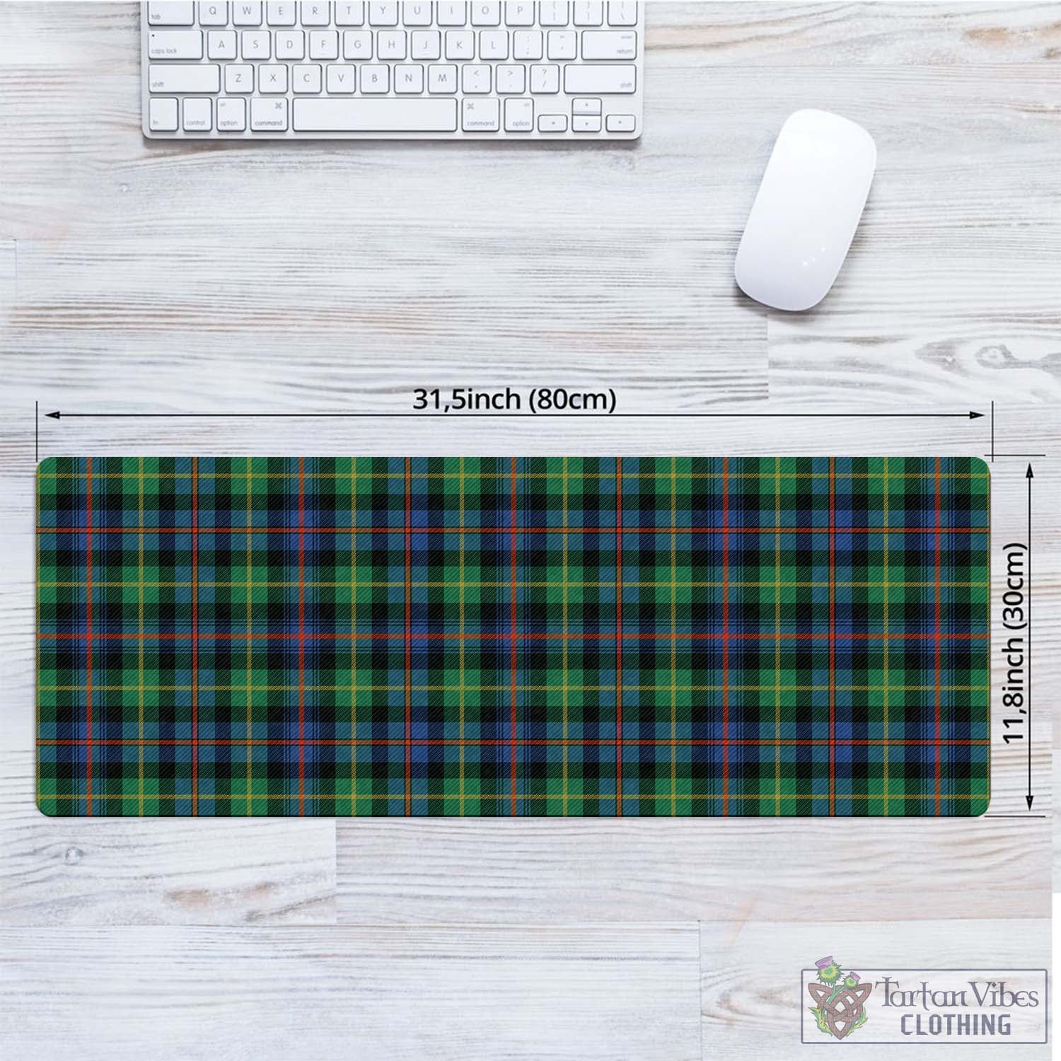 Tartan Vibes Clothing Farquharson Ancient Tartan Mouse Pad