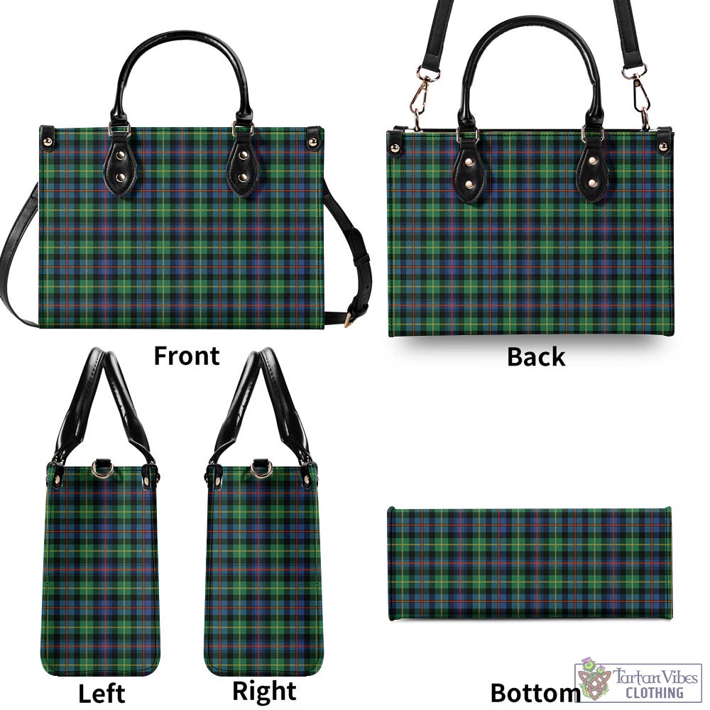 Tartan Vibes Clothing Farquharson Ancient Tartan Luxury Leather Handbags