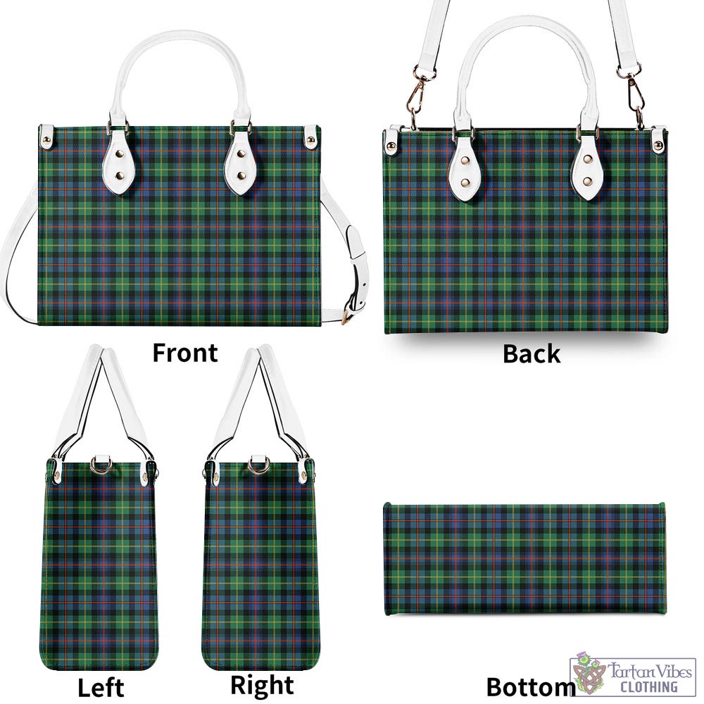 Tartan Vibes Clothing Farquharson Ancient Tartan Luxury Leather Handbags