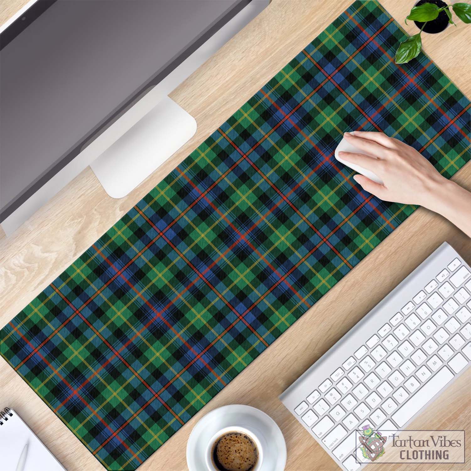 Tartan Vibes Clothing Farquharson Ancient Tartan Mouse Pad