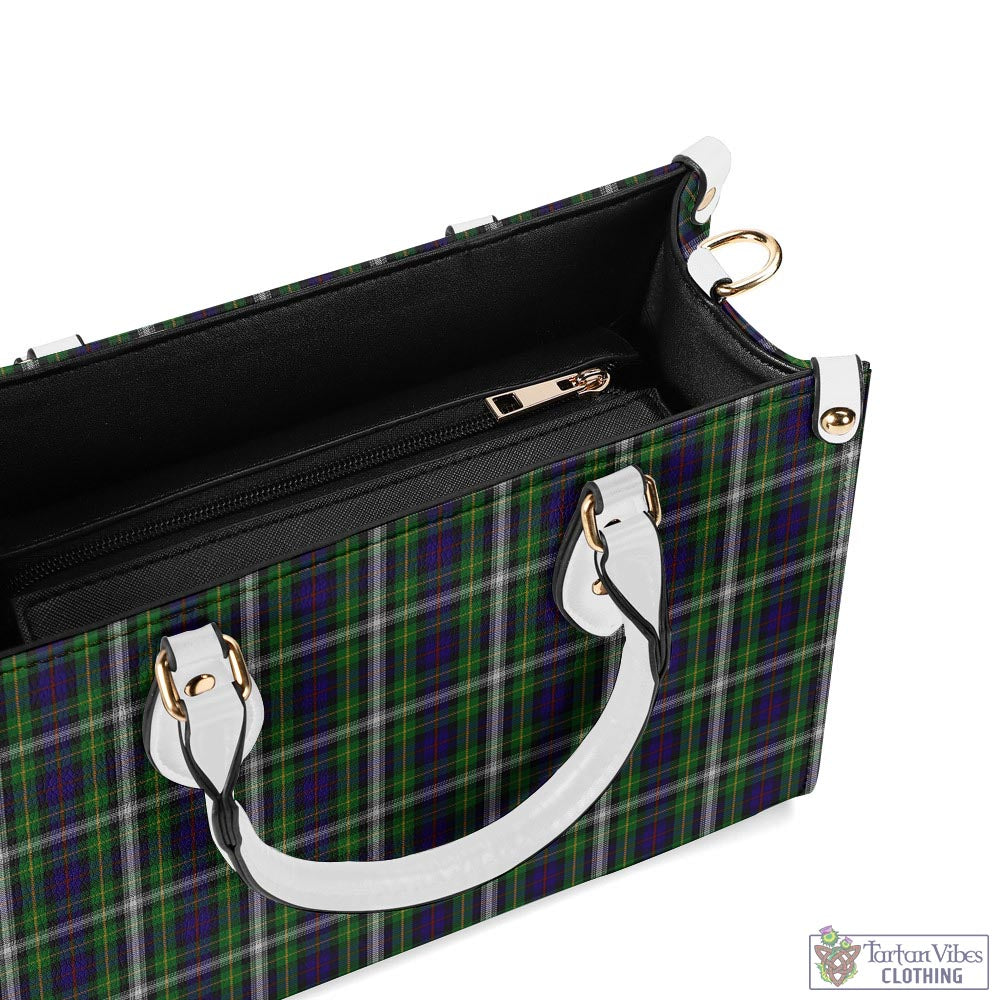 Tartan Vibes Clothing Farquharson Dress Tartan Luxury Leather Handbags