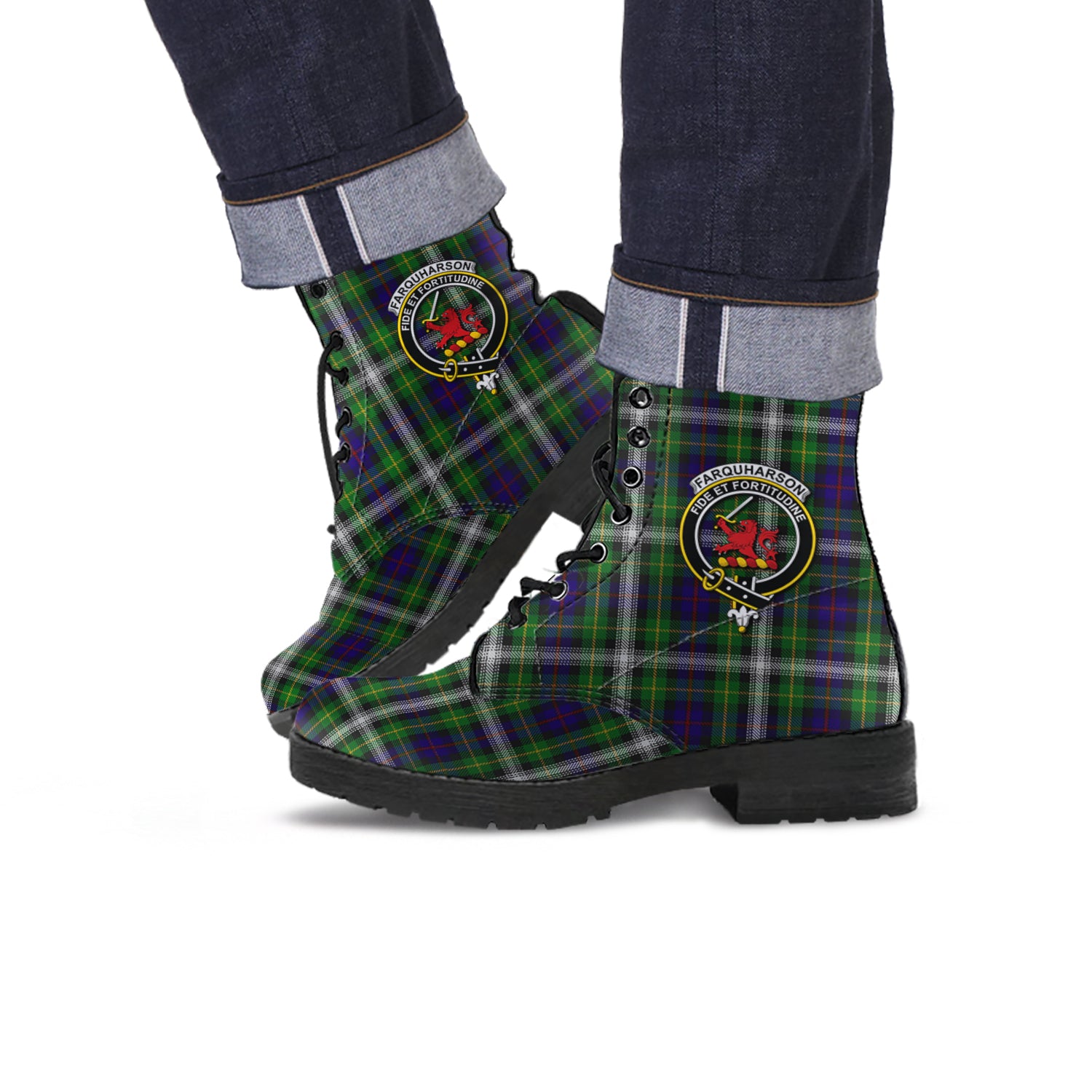 farquharson-dress-tartan-leather-boots-with-family-crest