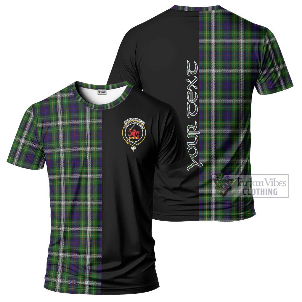 Farquharson Dress Tartan T-Shirt with Family Crest and Half Of Me Style Kid's Shirt - Tartanvibesclothing Shop