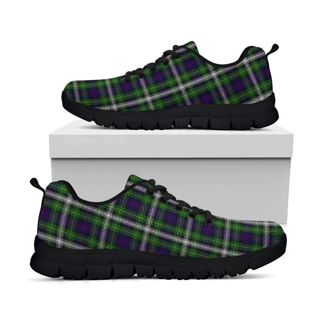 Farquharson Dress Tartan Sneakers Kid's Sneakers - Tartan Vibes Clothing