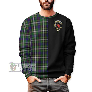 Farquharson Dress Tartan Sweatshirt with Family Crest and Half Of Me Style