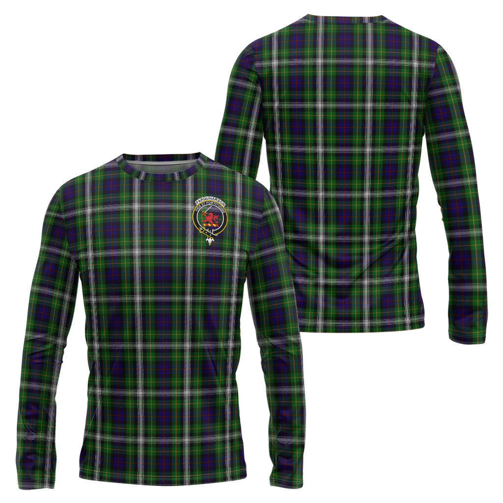 farquharson-dress-tartan-long-sleeve-t-shirt-with-family-crest