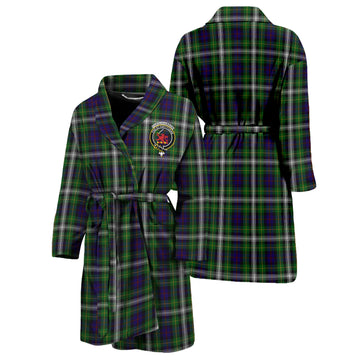 Farquharson Dress Tartan Bathrobe with Family Crest