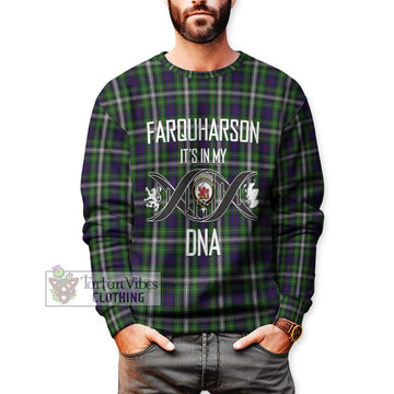 Farquharson Dress Tartan Sweatshirt with Family Crest DNA In Me Style