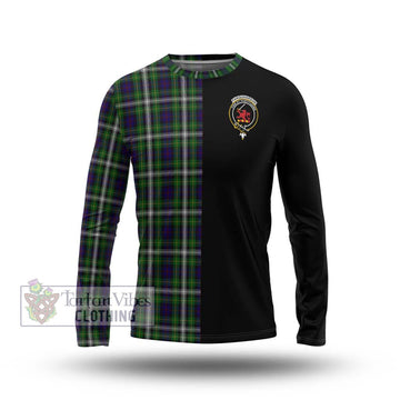 Farquharson Dress Tartan Long Sleeve T-Shirt with Family Crest and Half Of Me Style