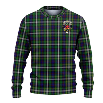 Farquharson Dress Tartan Ugly Sweater with Family Crest