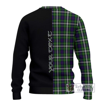 Farquharson Dress Tartan Ugly Sweater with Family Crest and Half Of Me Style