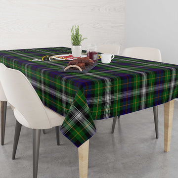 Farquharson Dress Tartan Tablecloth with Family Crest