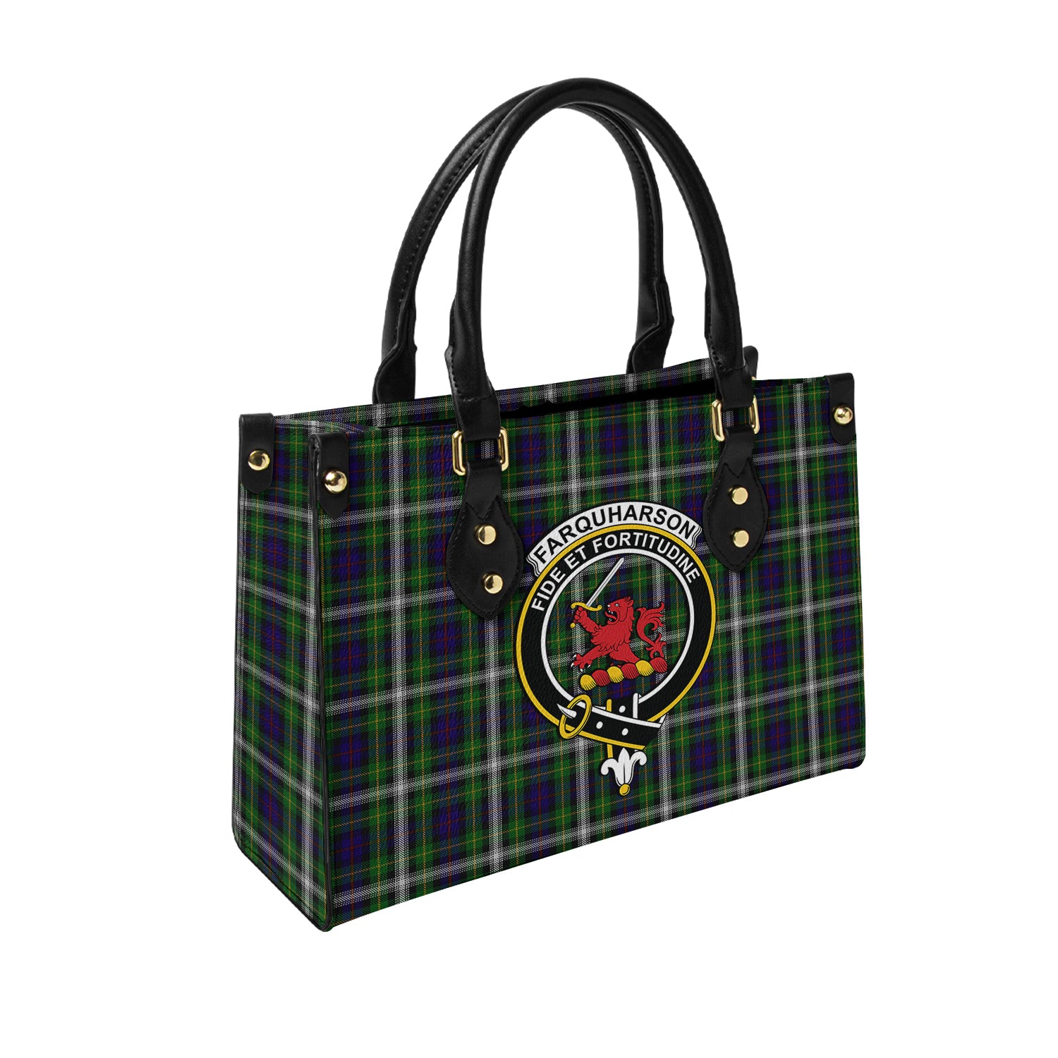 farquharson-dress-tartan-leather-bag-with-family-crest