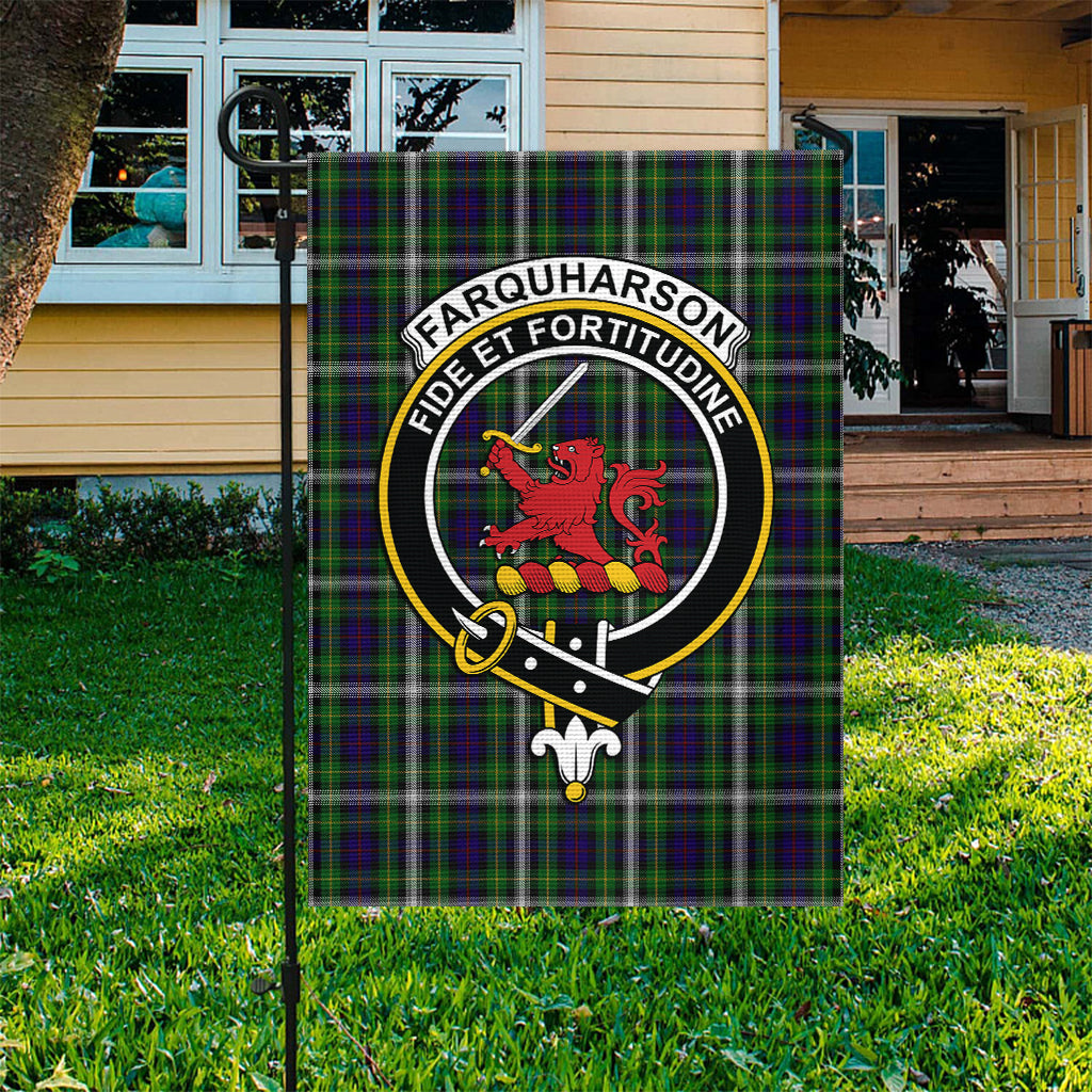 Farquharson Dress Tartan Flag with Family Crest - Tartan Vibes Clothing