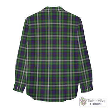 Farquharson Dress Tartan Women's Casual Shirt with Family Crest