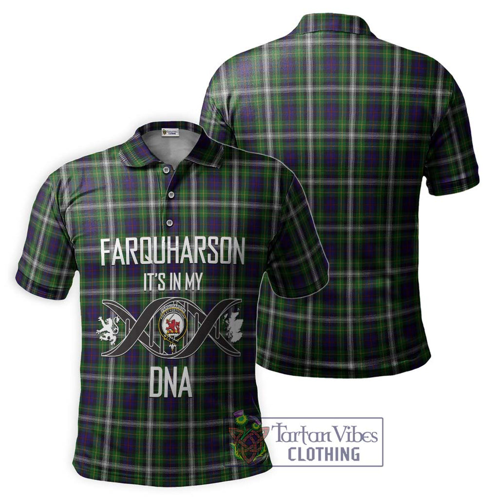 Farquharson Dress Tartan Polo Shirt with Family Crest DNA In Me Style - Tartanvibesclothing Shop