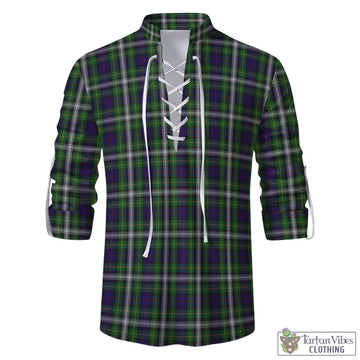 Farquharson Dress Tartan Men's Scottish Traditional Jacobite Ghillie Kilt Shirt