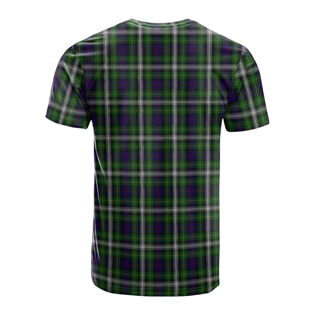 Farquharson Dress Tartan T-Shirt with Family Crest - Tartan Vibes Clothing