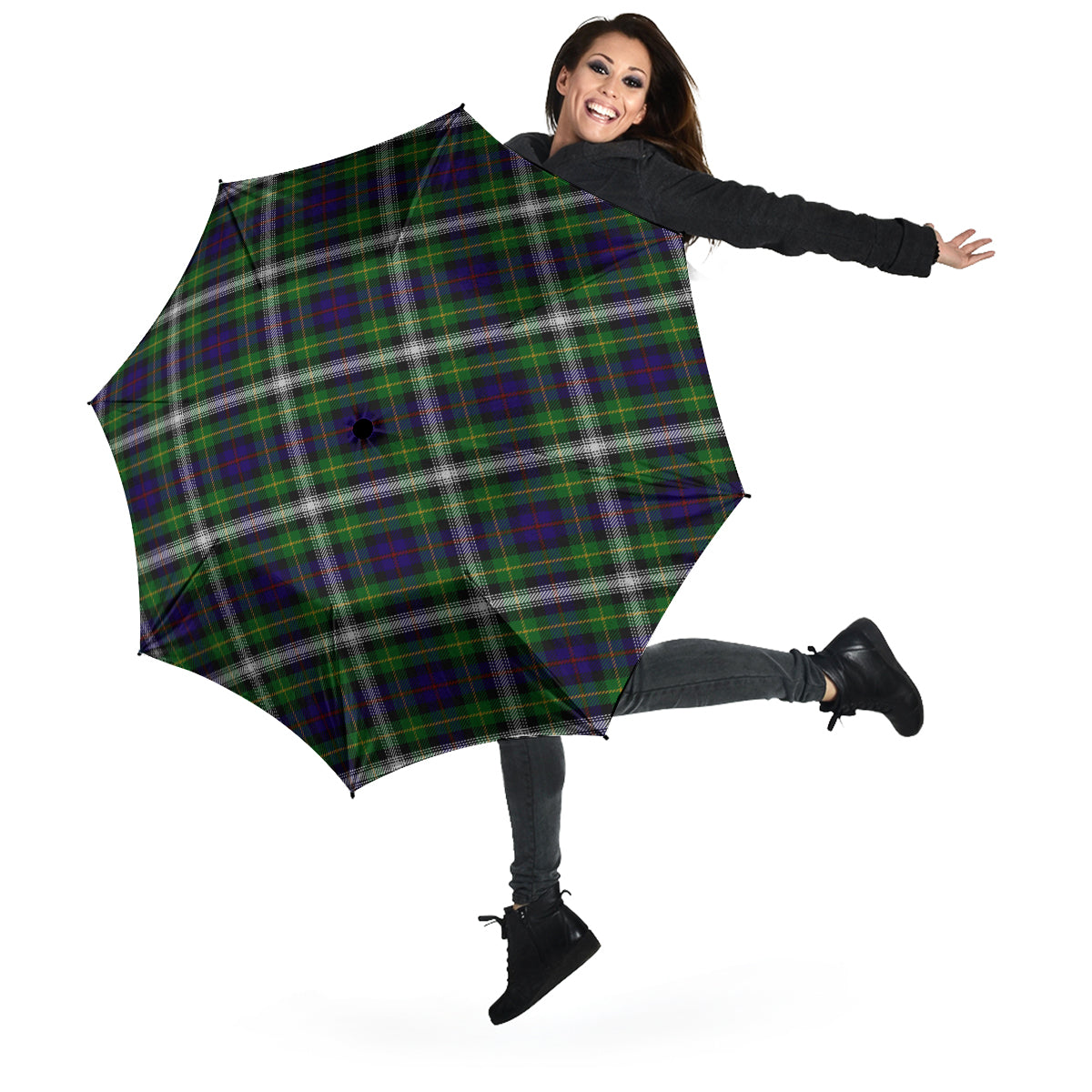 Farquharson Dress Tartan Umbrella - Tartanvibesclothing