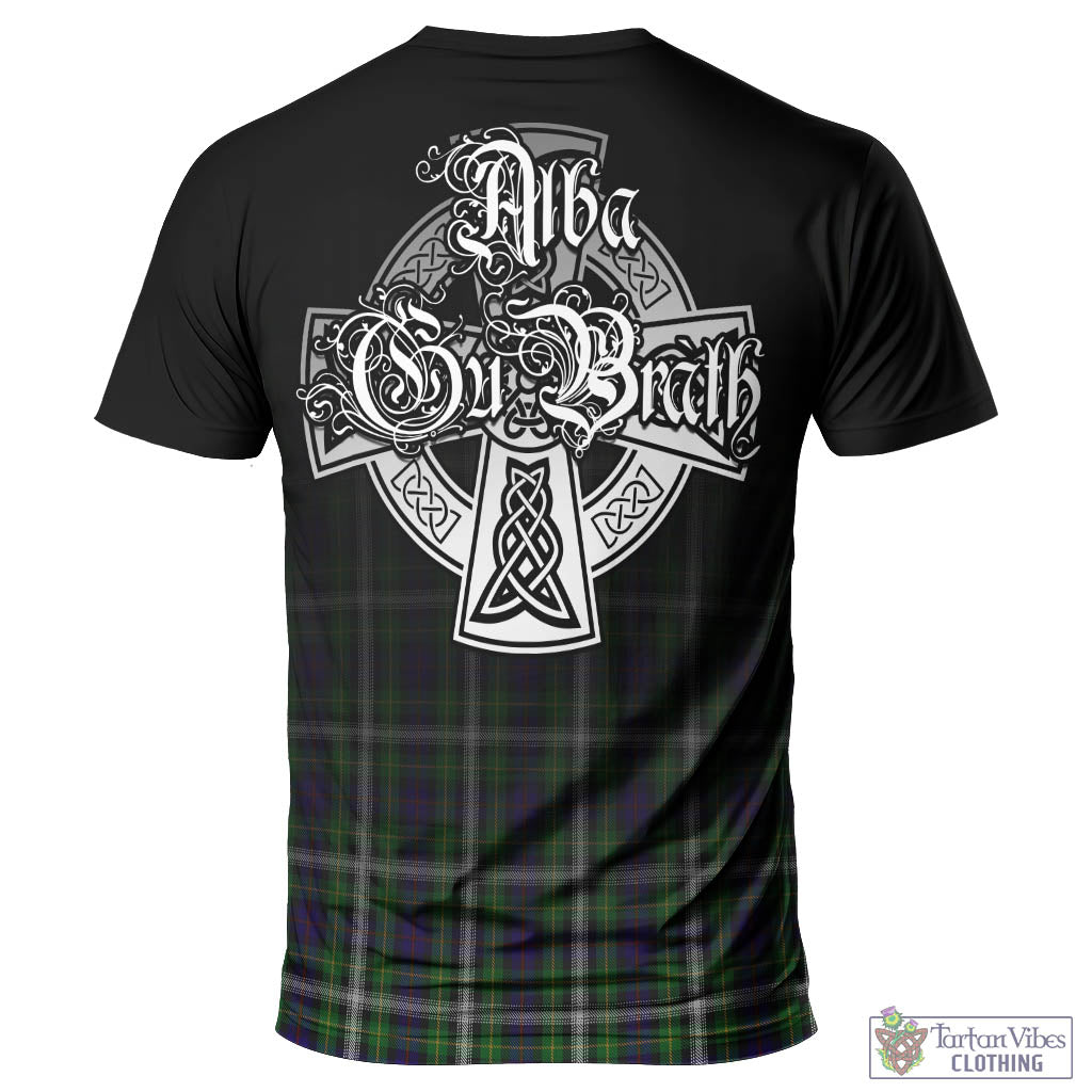 Tartan Vibes Clothing Farquharson Dress Tartan T-Shirt Featuring Alba Gu Brath Family Crest Celtic Inspired