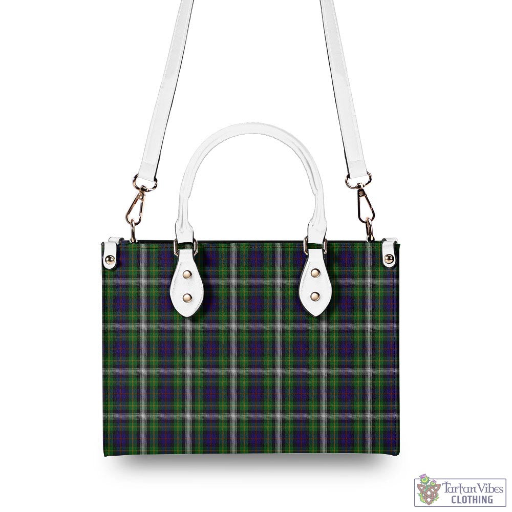 Tartan Vibes Clothing Farquharson Dress Tartan Luxury Leather Handbags