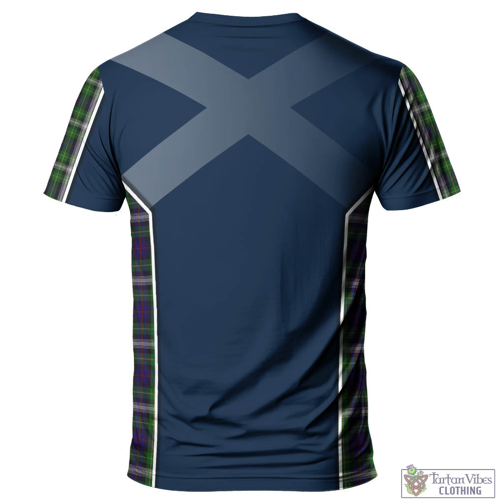 Tartan Vibes Clothing Farquharson Dress Tartan T-Shirt with Family Crest and Lion Rampant Vibes Sport Style