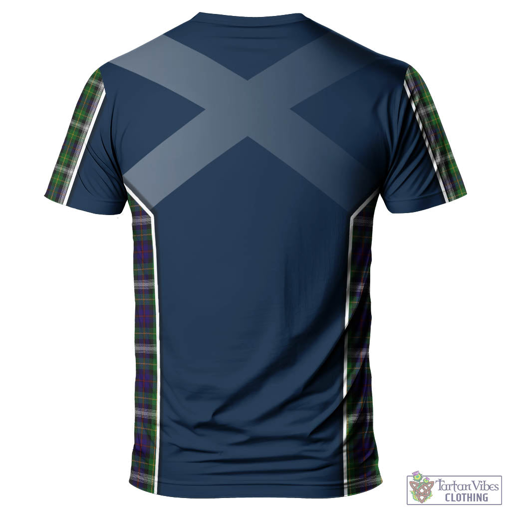 Tartan Vibes Clothing Farquharson Dress Tartan T-Shirt with Family Crest and Scottish Thistle Vibes Sport Style