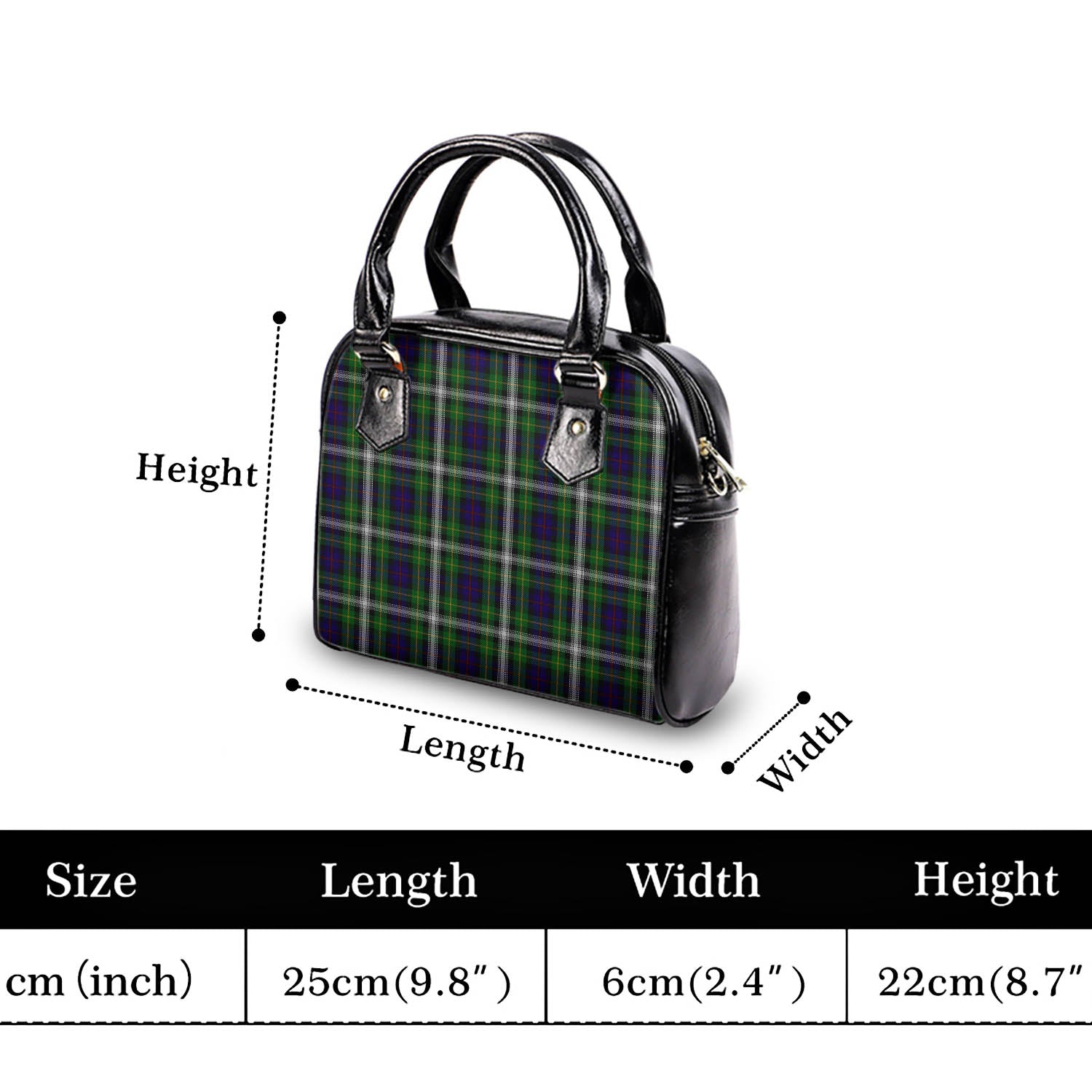 Farquharson Dress Tartan Shoulder Handbags - Tartanvibesclothing