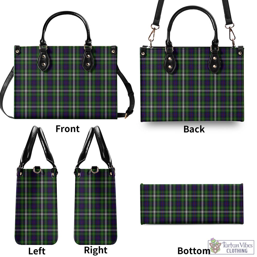 Tartan Vibes Clothing Farquharson Dress Tartan Luxury Leather Handbags