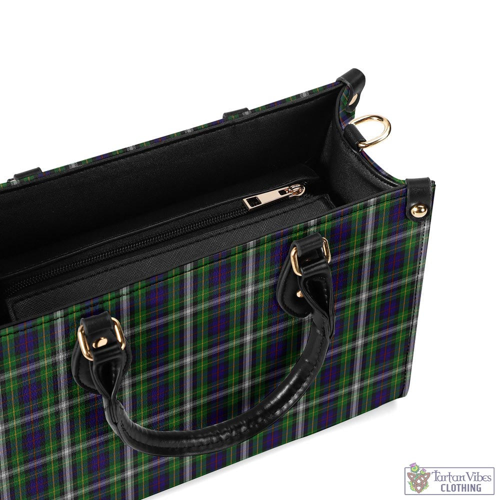 Tartan Vibes Clothing Farquharson Dress Tartan Luxury Leather Handbags