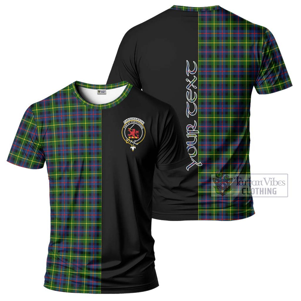 Farquharson Modern Tartan T-Shirt with Family Crest and Half Of Me Style Kid's Shirt - Tartanvibesclothing Shop