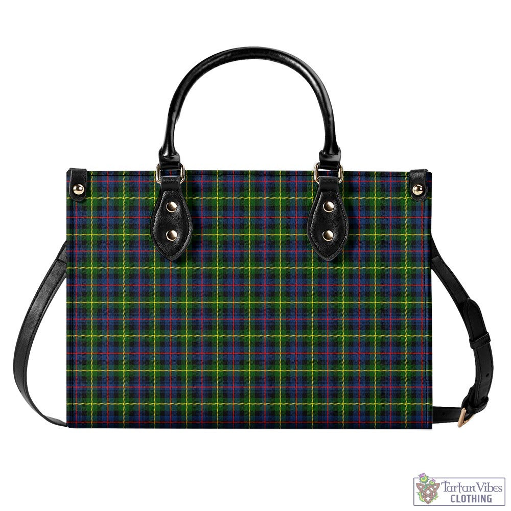 Tartan Vibes Clothing Farquharson Modern Tartan Luxury Leather Handbags