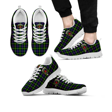Farquharson Modern Tartan Sneakers with Family Crest