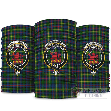 Farquharson Modern Tartan Neck Gaiters, Tartan Bandanas, Tartan Head Band with Family Crest